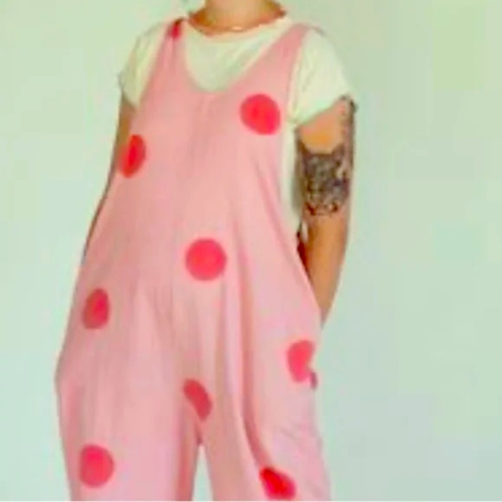 State the Label polka dot jumper